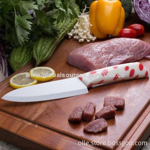 Special Technology Water-transfer Handle Ceramic Chef Knife
